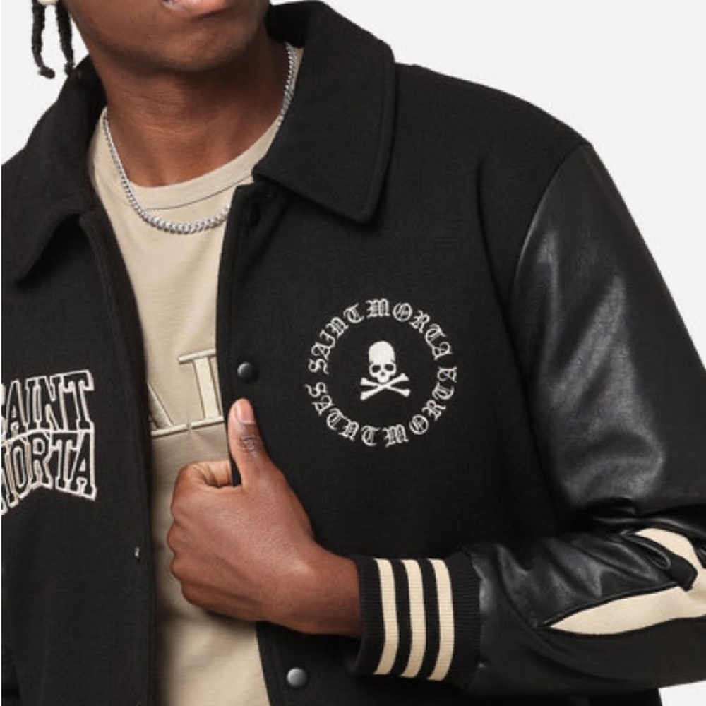 SAINT MORTA VARSITY JACKET ( Size Large men’s ) NEW